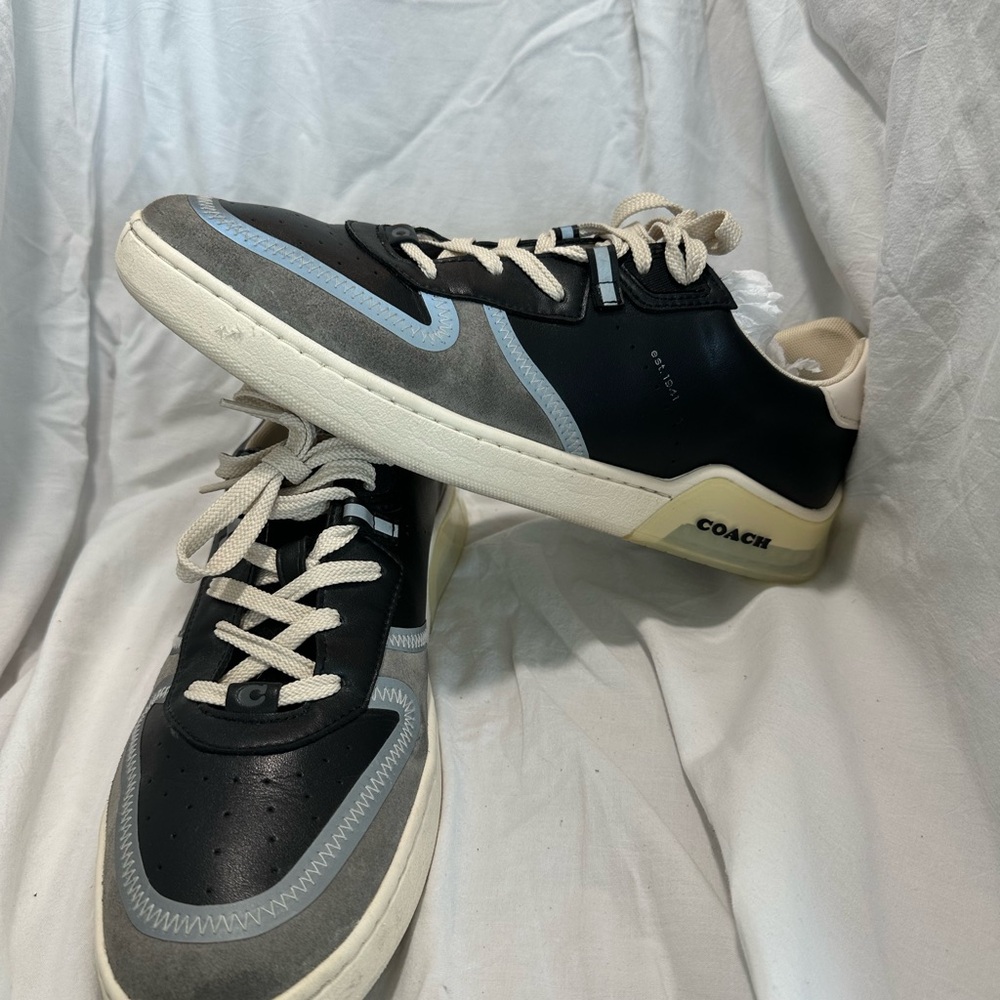 Coach Black and Gray Sneakers for Casual Comfort